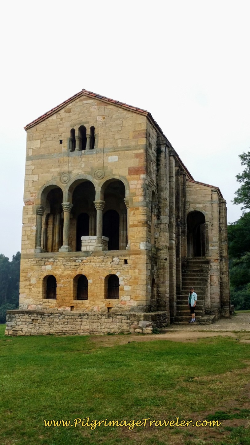 San Miguel De Lillo Church In Oviedo Spain Collectable Silver Building top On Wood